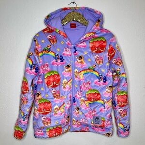 Cakeworthy Care Bears x Strawberry Shortcake Quilted Zip Hoodie S